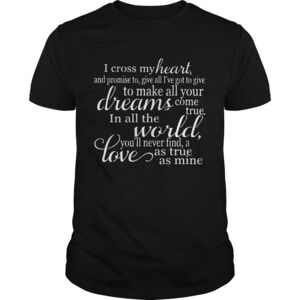 Cross My Heart Lyrics George Strait Shirt